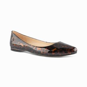 Nine West Speakup Almond Toe Flats - Brown - Ireland (AV3471205)